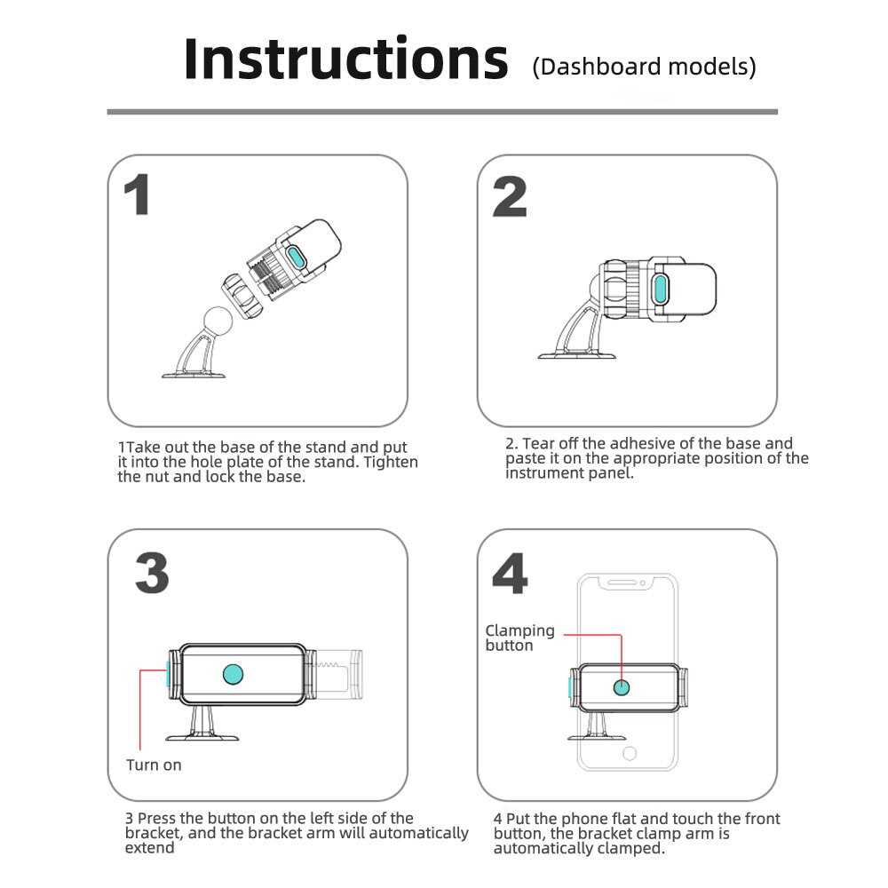 Metal Universal Car Phone Holder - Image 2