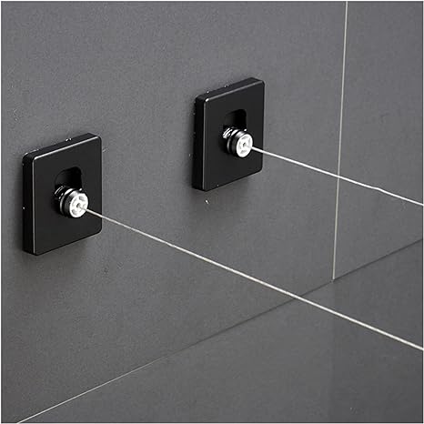 Foldable Stainless Steel Wall Hanging Stretchy Clothesline - Image 4