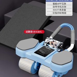 Premium 4 wheel Roller with Yoga Mat