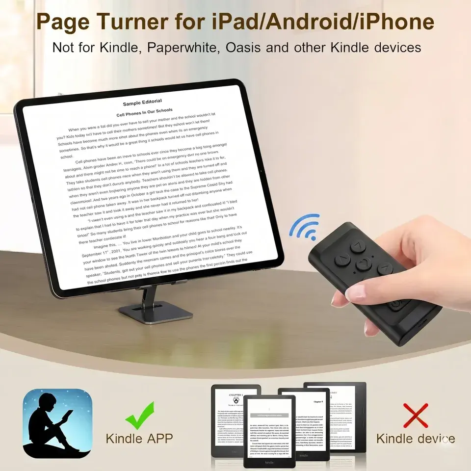 2-in-1 Foldable Remote Controll Phone Mount - Image 5