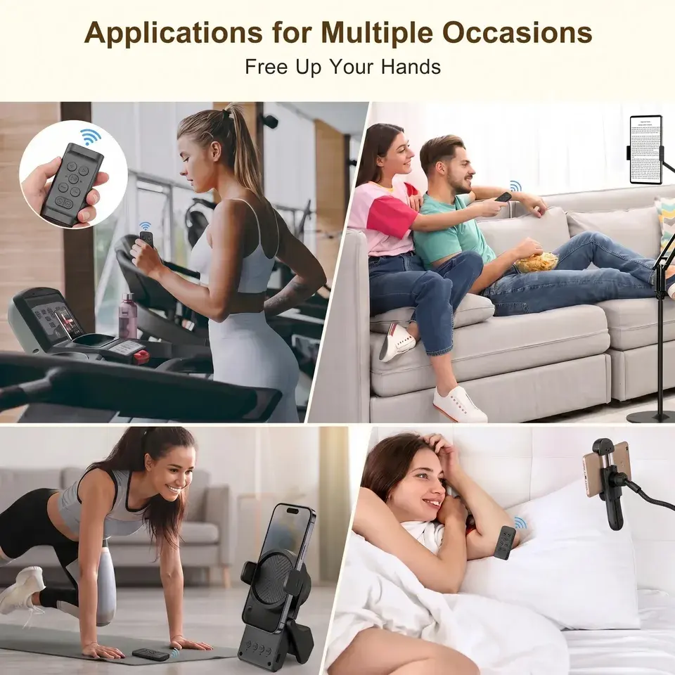 2-in-1 Foldable Remote Controll Phone Mount - Image 4