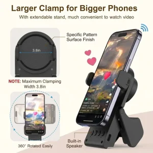 2-in-1 Foldable Remote Controll Phone Mount