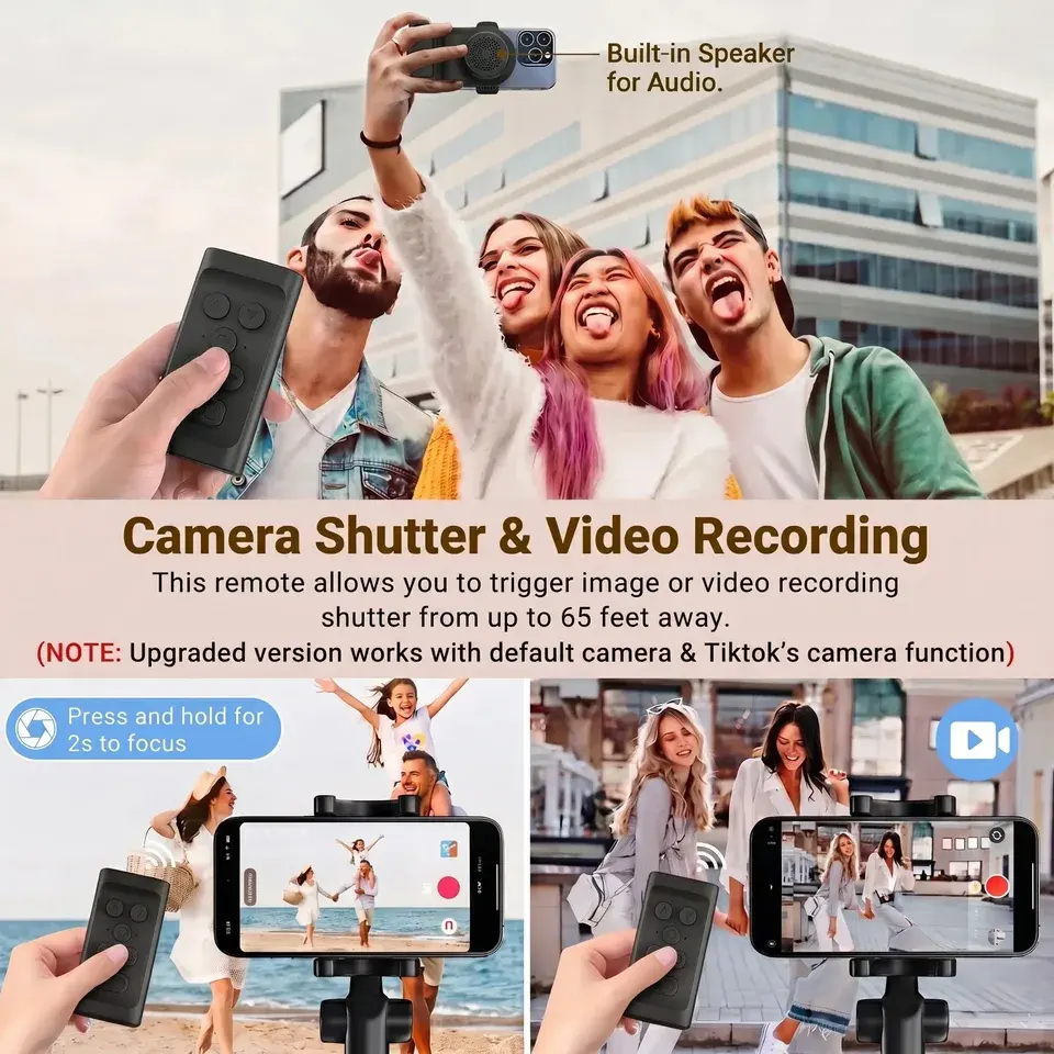 2-in-1 Foldable Remote Controll Phone Mount - Image 6